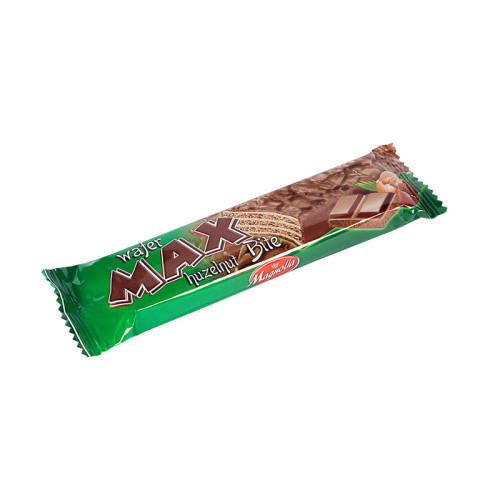 Max - Waffeln mit Haselnusscreme-Füllung und mit Milchschokolade überzogen